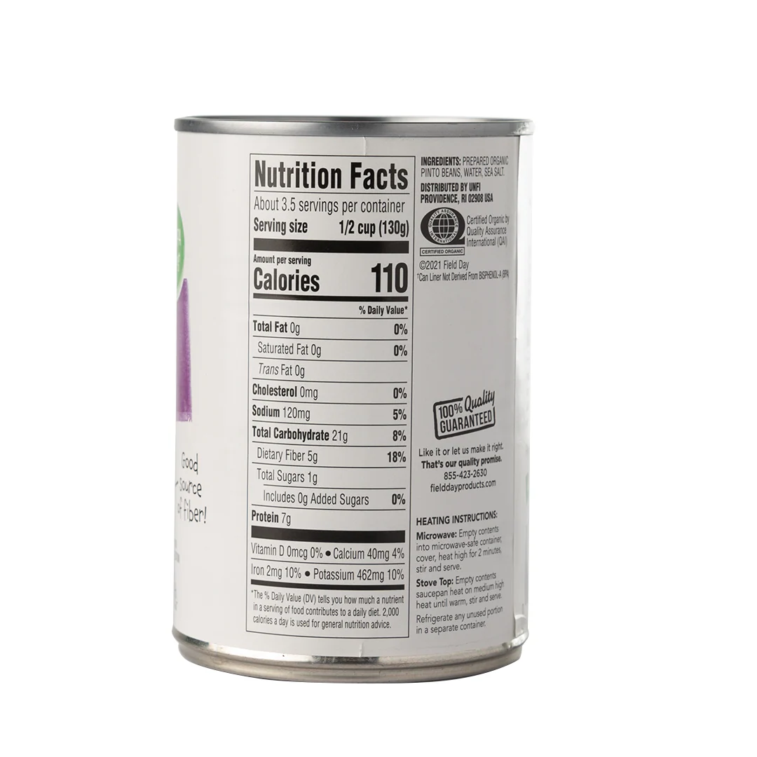 Field Day Organic Pinto Beans 425g - Image 2
