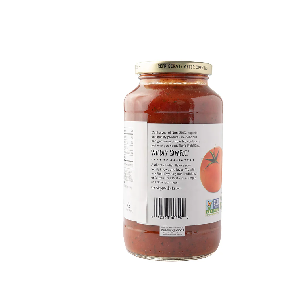 Field Day Organic Tomato Basil Pasta Sauce 680g - Image 3