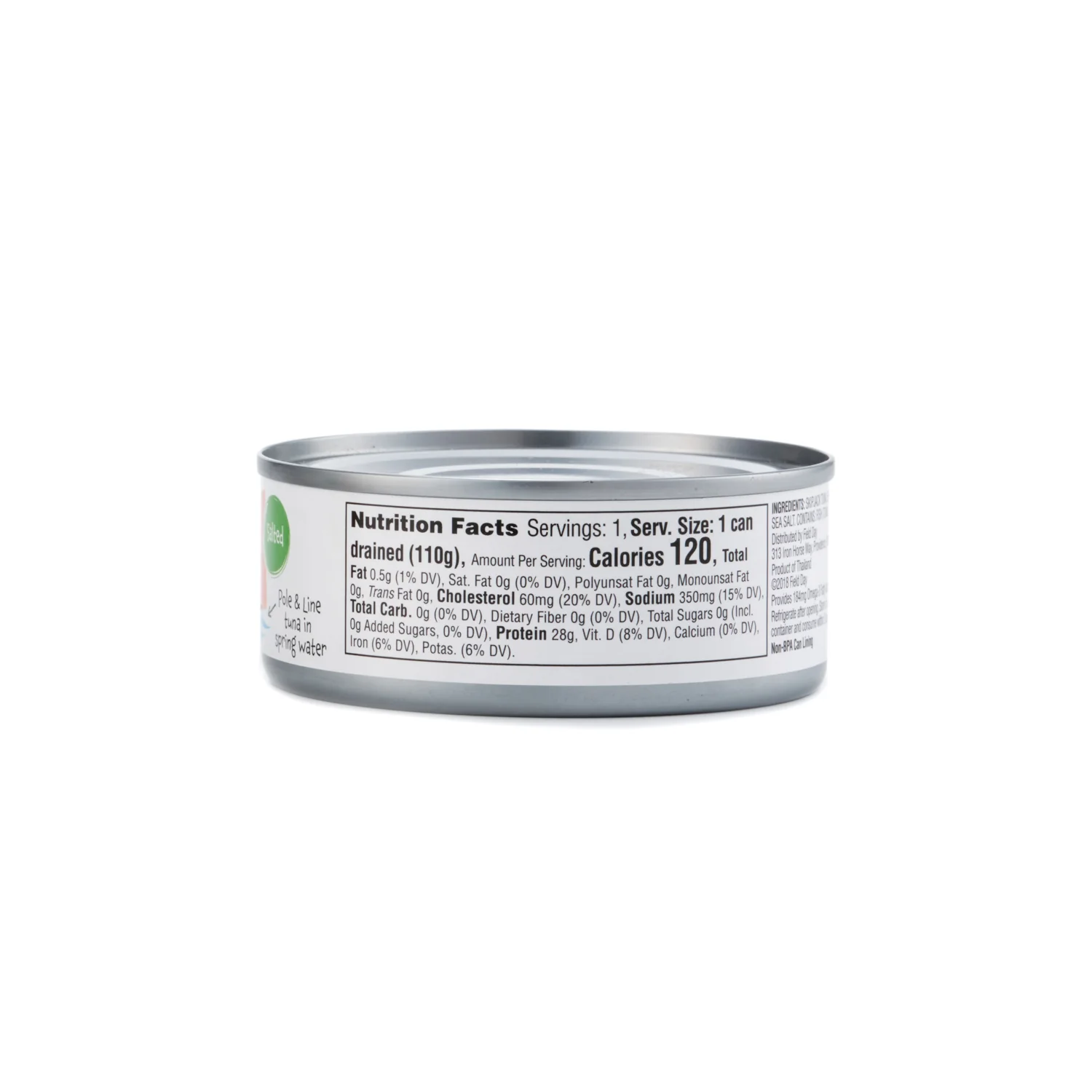 Field Day Wild Caught Chunk Light Skipjack Tuna 142g - Image 2