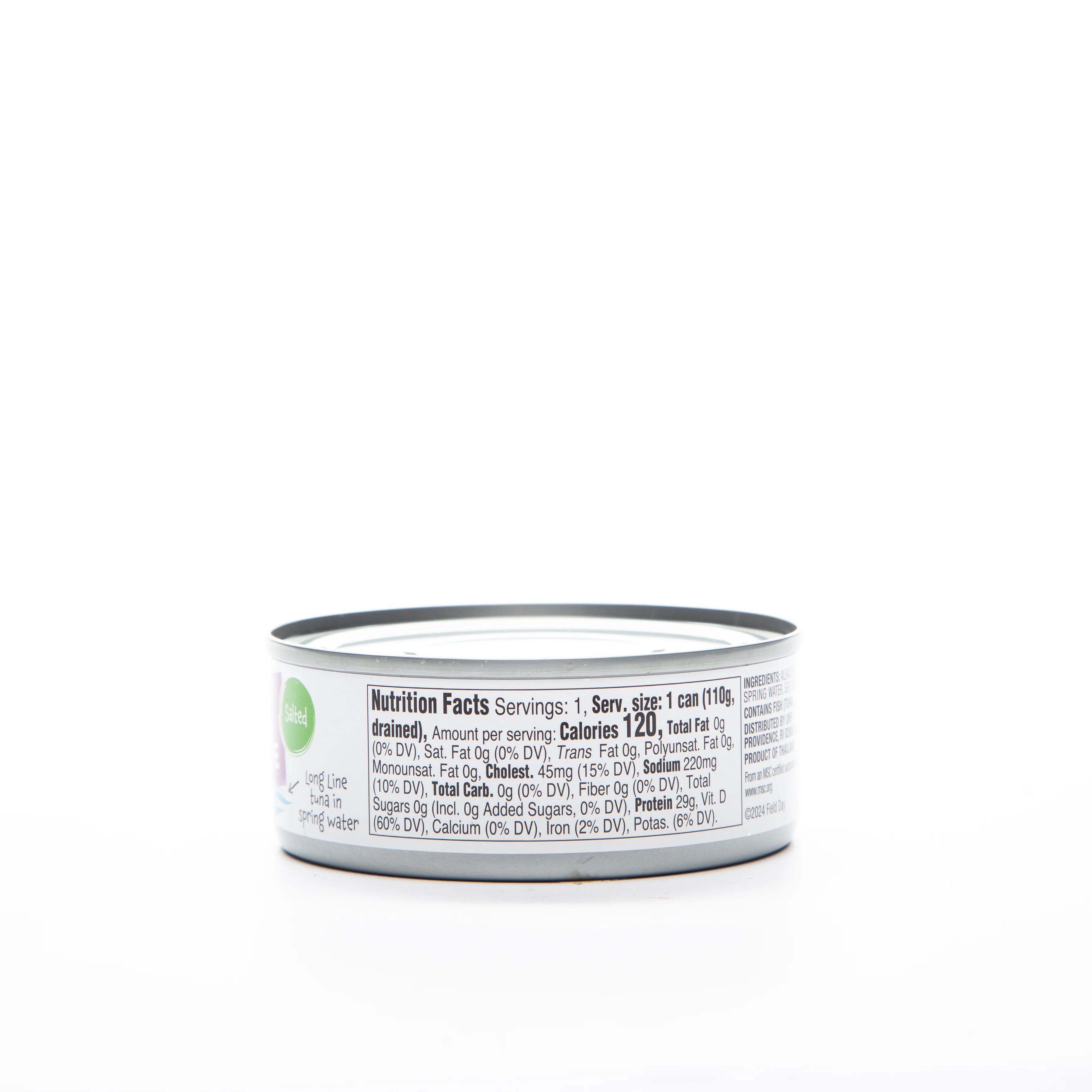 Field Day Wild Caught Chunk White Albacore Tuna 142g - Image 4