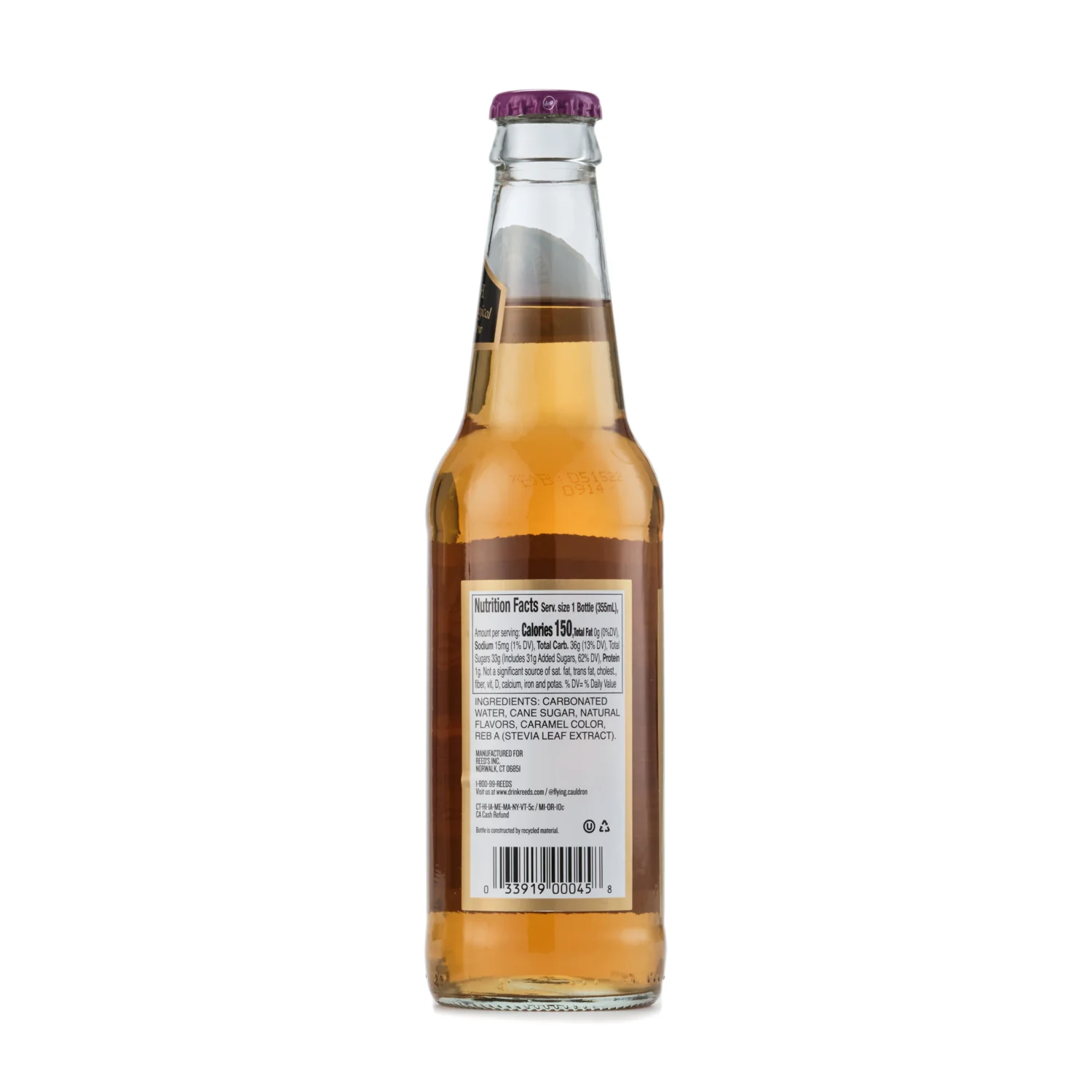 Flying Cauldron Butterscotch Beer 355ml - Image 2