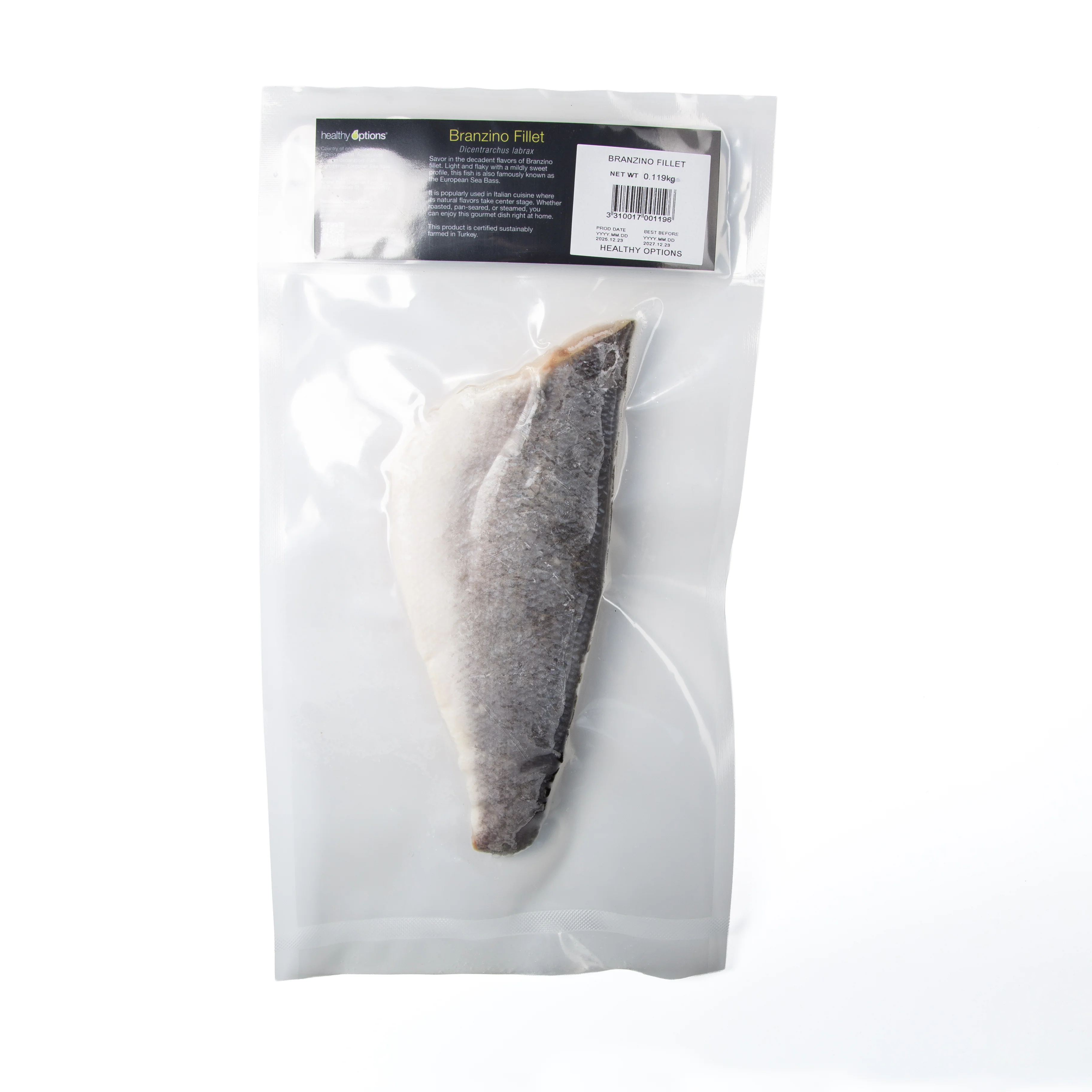 Frozen Andrei's Branzino Fillet 112g - Image 2