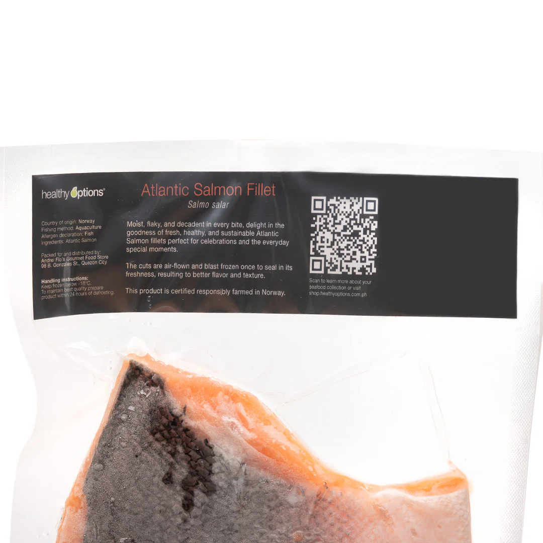 Frozen Andreis Norwegian Salmon Whole Fillet 660g - Image 3