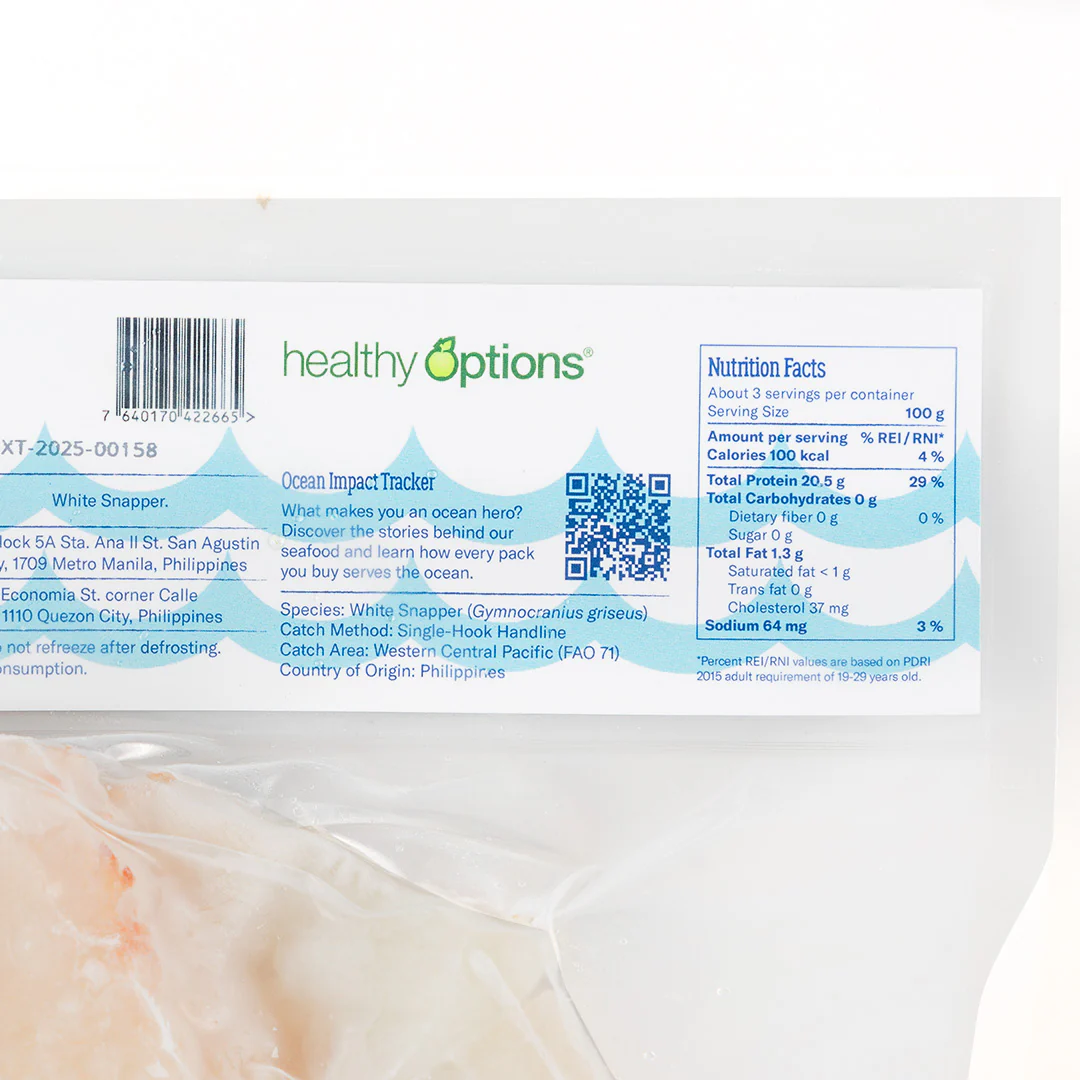 Frozen Artesmar White Snapper - Fillet, Skin on 350g - Image 3