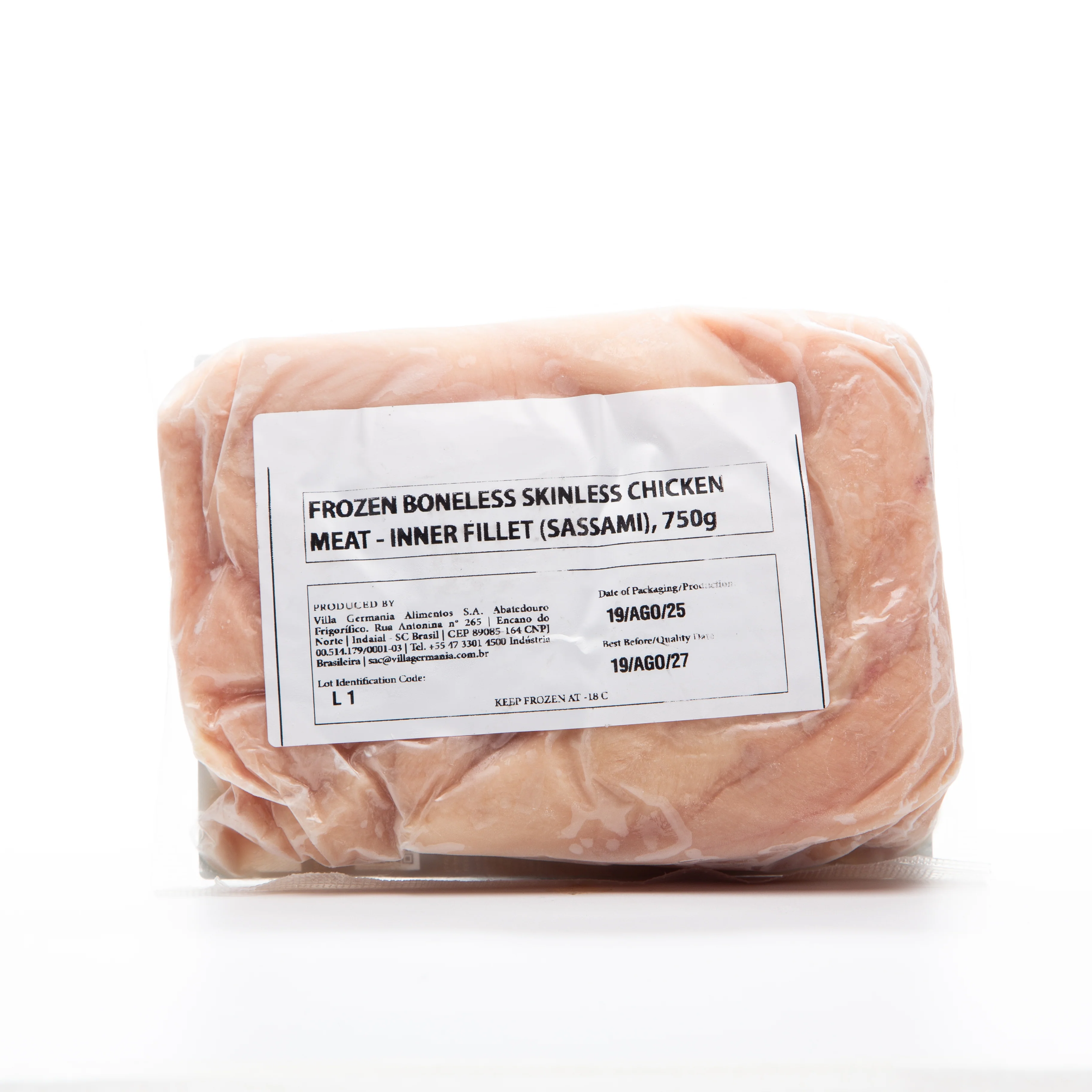 Frozen Villa Germania Organic Chicken Tenders Inner Fillet 750g - Image 2
