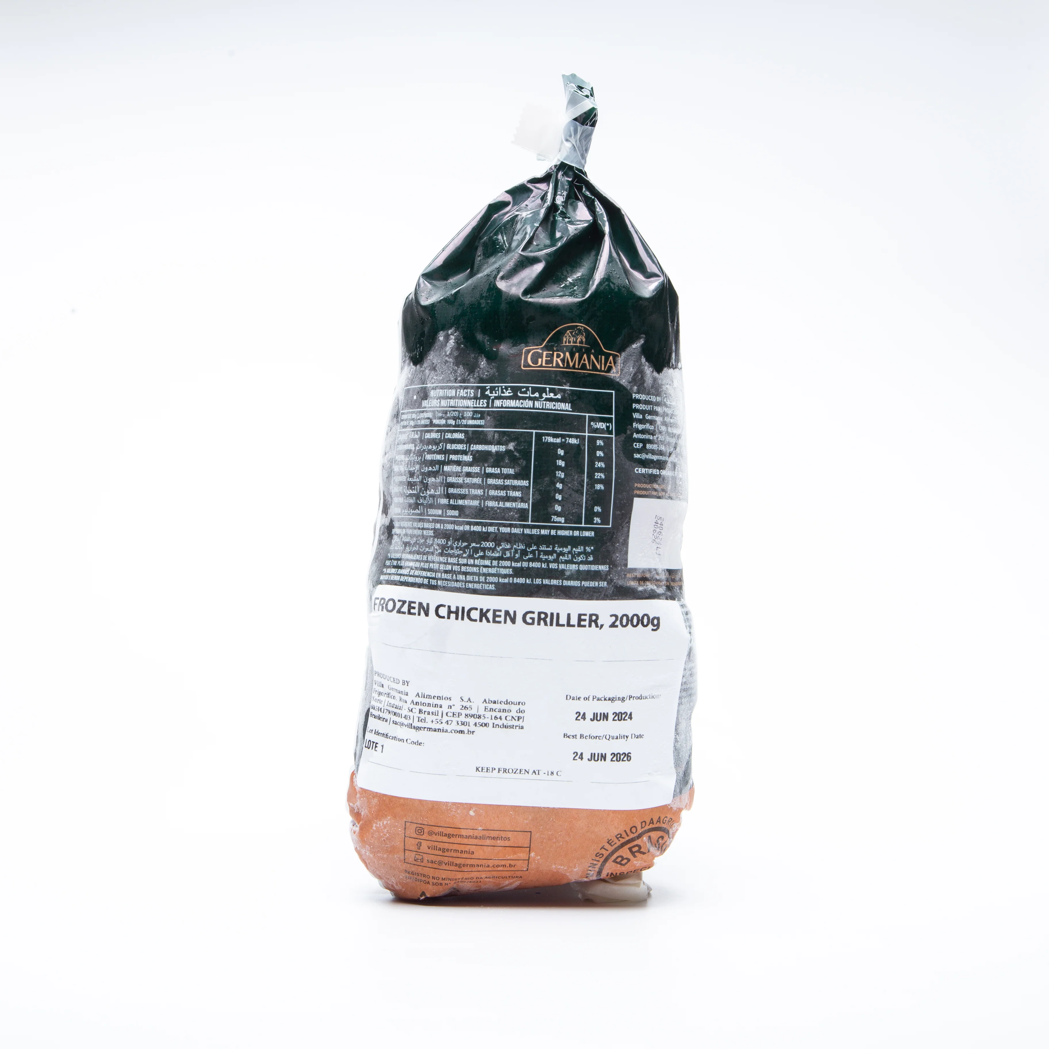 Frozen Villa Germania Organic Whole Chicken 2000g - Image 2