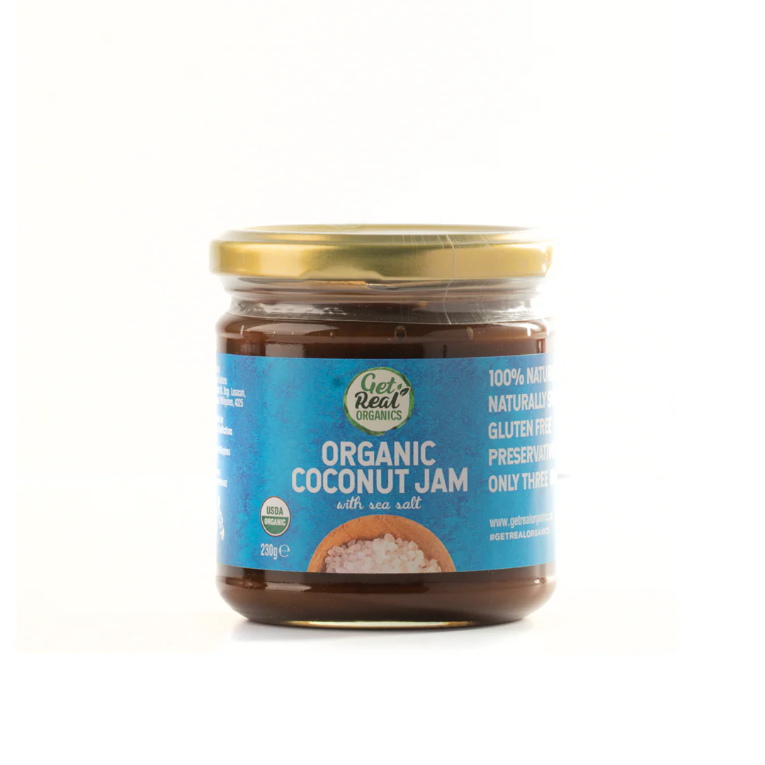 Get Real Organics Coconut Jam with Sea Salt 230g