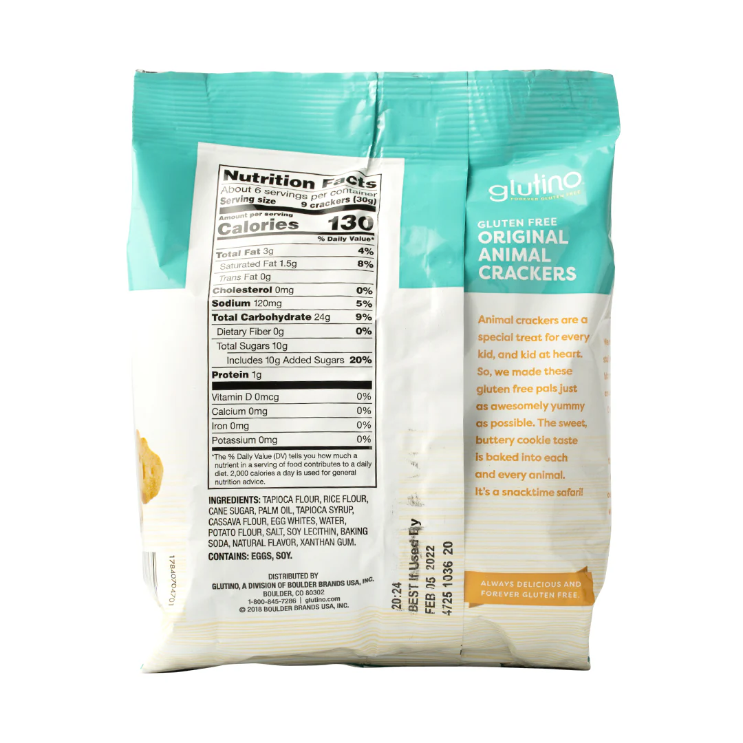 Glutino Gluten Free Original Animal Crackers 170g - Image 2