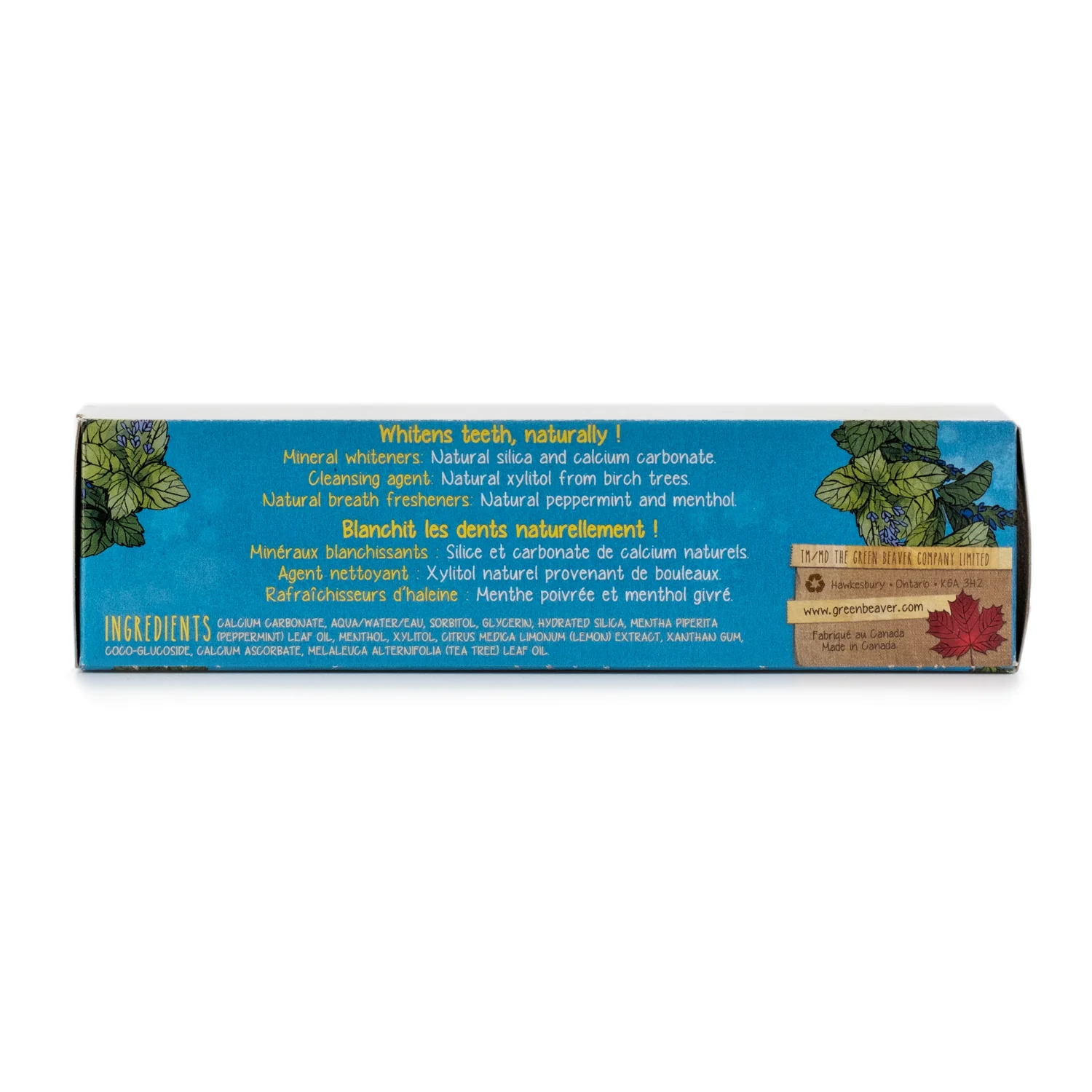 Green Beaver Frosty Mint Fluoride-free Toothpaste 75ml - Image 2