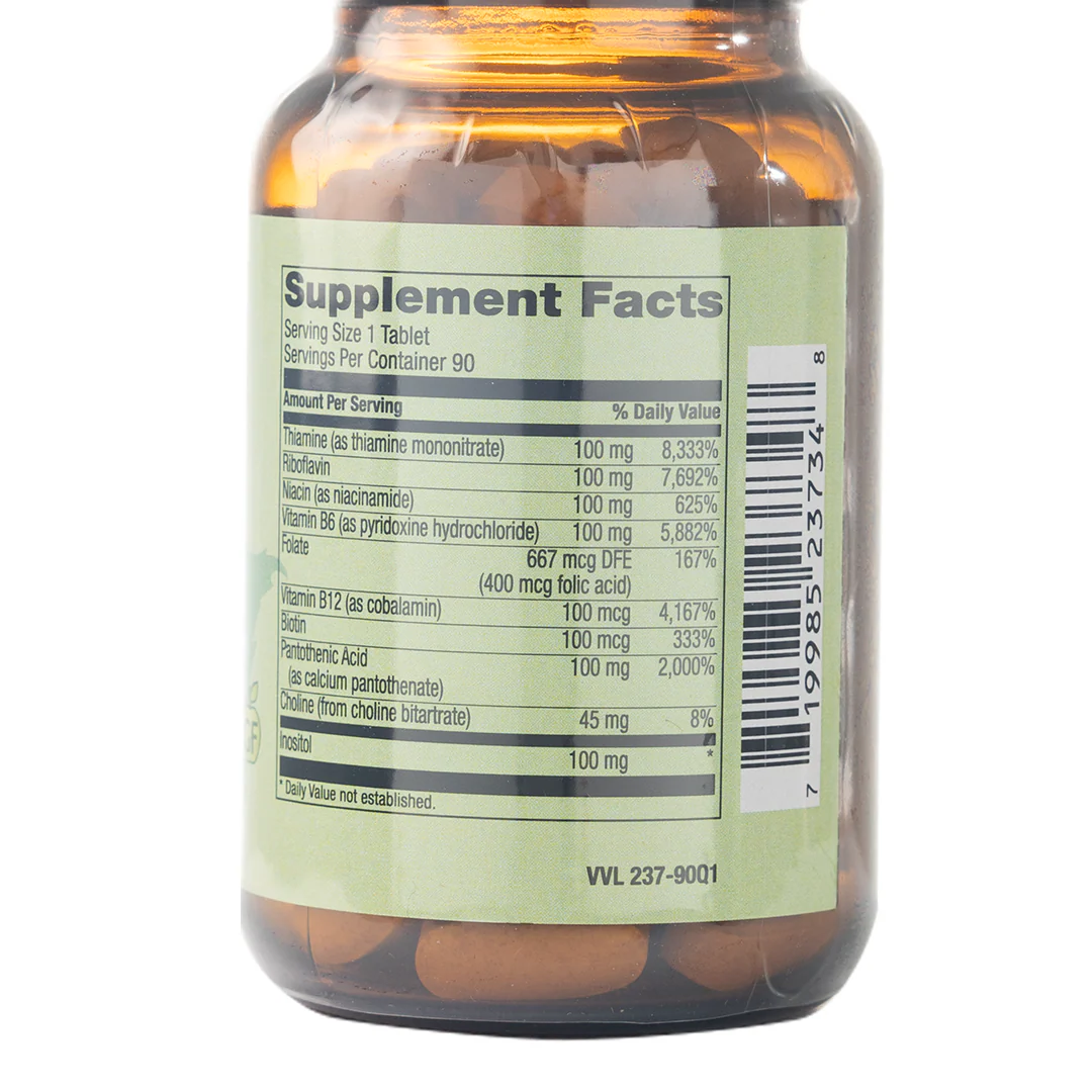Healthy Options B-100 90 Vegan Tablets - Image 2