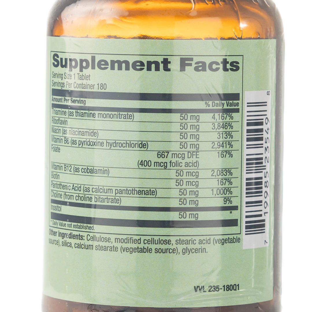 Healthy Options B-50 180 Vegan Tablets - Image 2