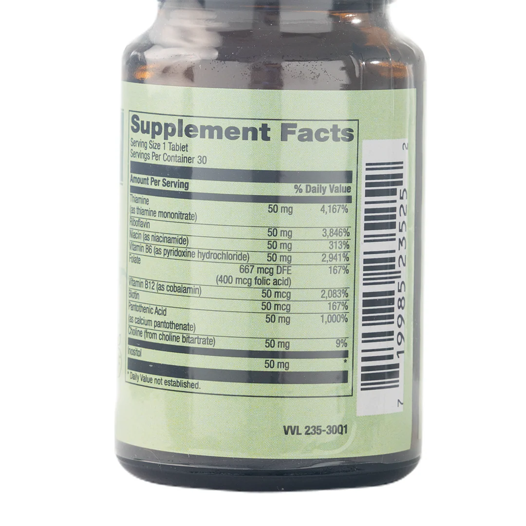 Healthy Options B-50 30 Vegan Tablets - Image 2