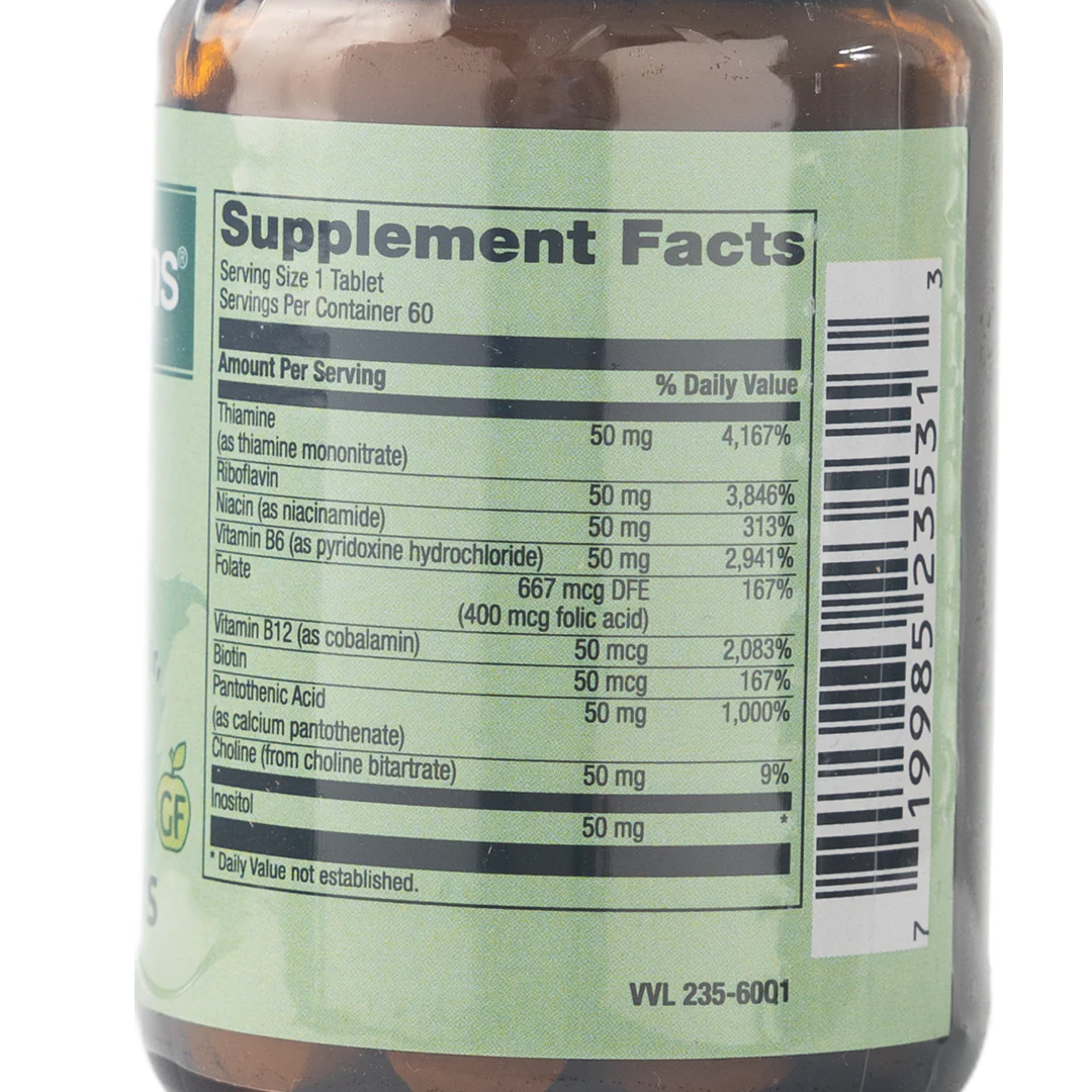 Healthy Options B-50 60 Vegan Tablets - Image 2