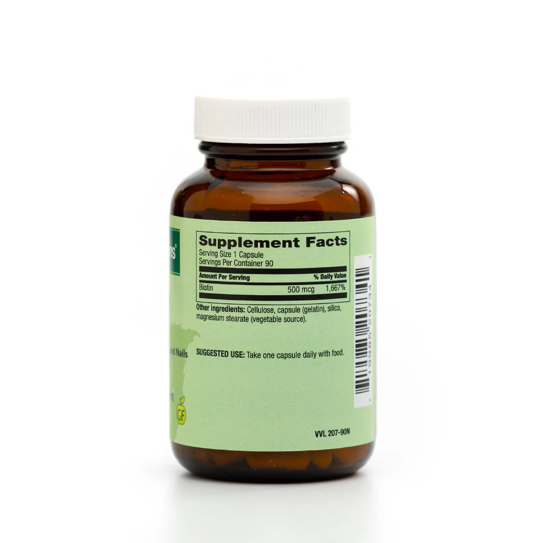Healthy Options Biotin 500mcg 90 Capsules - Image 2