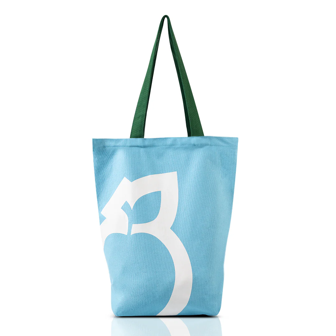 Healthy Options Blue Tote Bag - Team Cruelty Free - Image 2