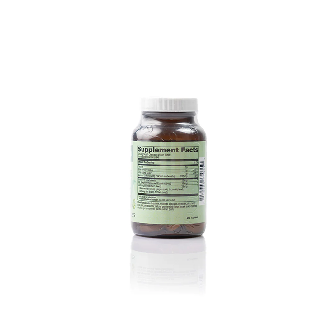 Healthy Options Chewable Antacid 60 Vegan Tablets - Image 3