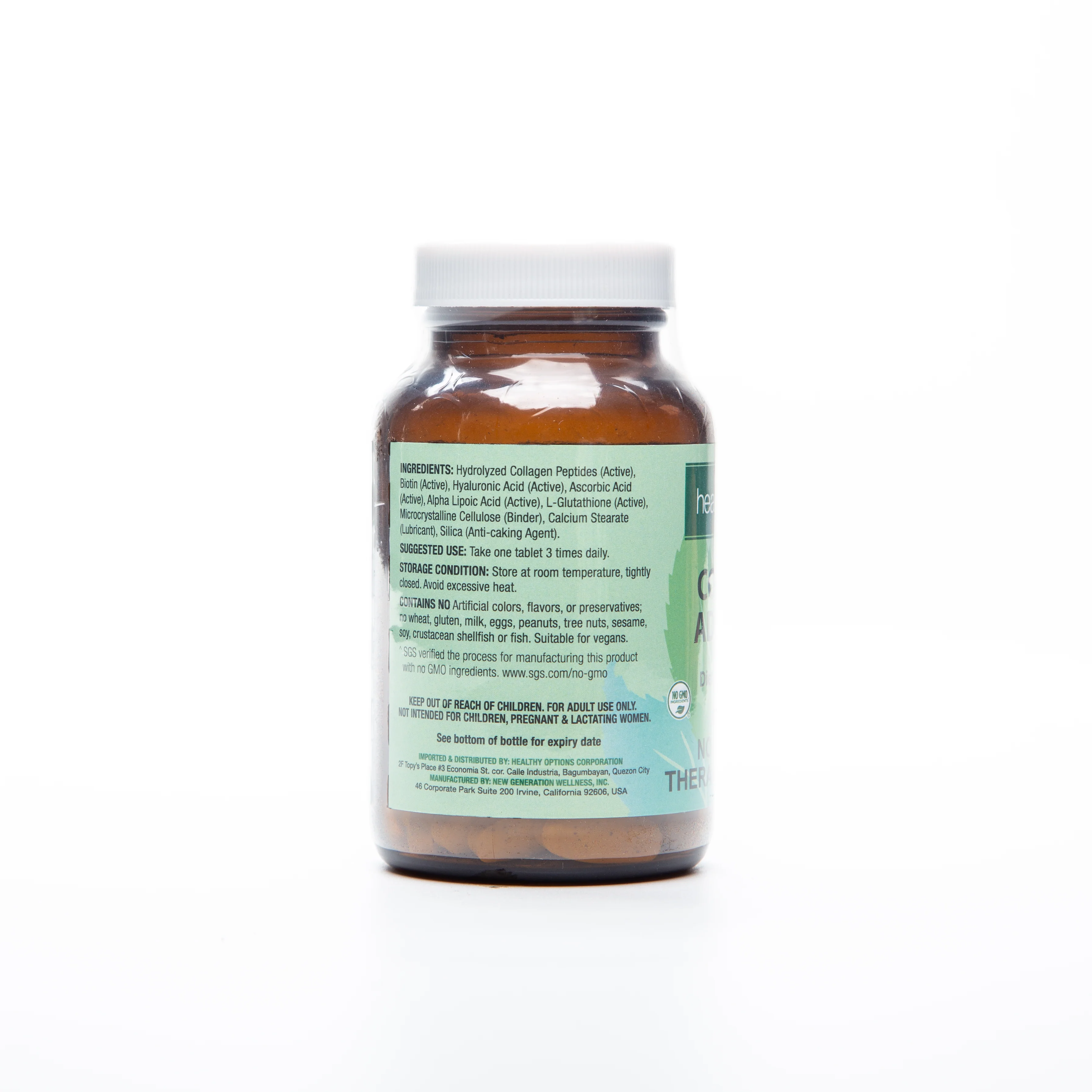 Healthy Options Collagen Advanced 90 Tablets - Image 2
