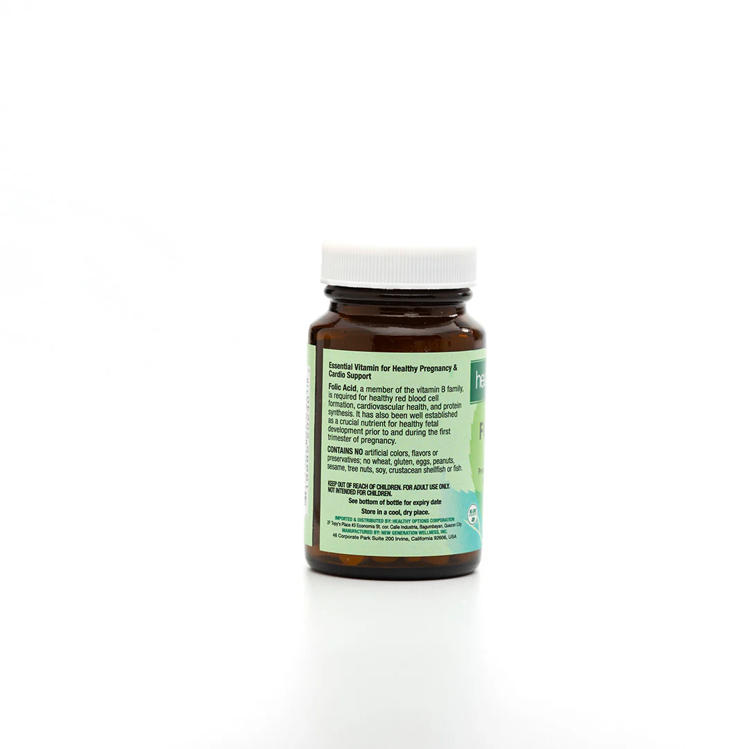 Healthy Options Folic Acid 800mcg 100 Tablets - Image 2