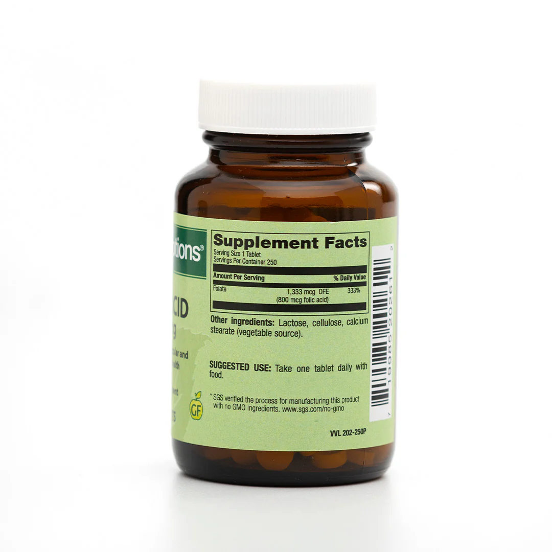 Healthy Options Folic Acid 800mcg 250 Tablets - Image 2