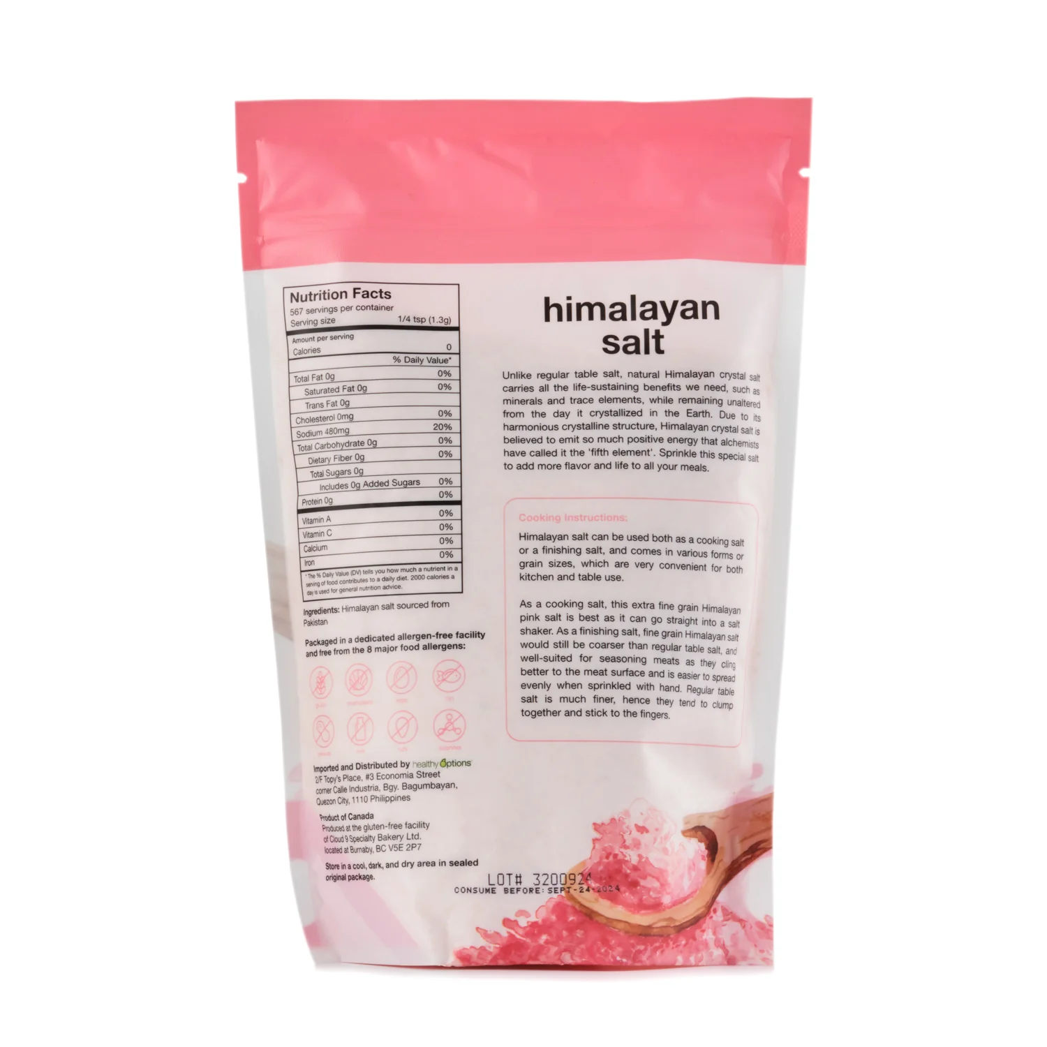 Healthy Options Himalayan Salt 737g - Image 2