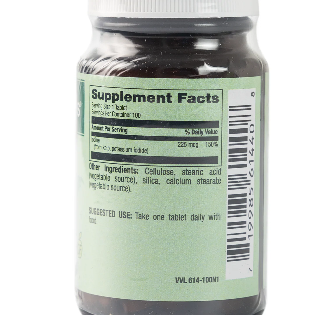 Healthy Options Kelp with Iodine 100 Vegan Tablets - Image 2