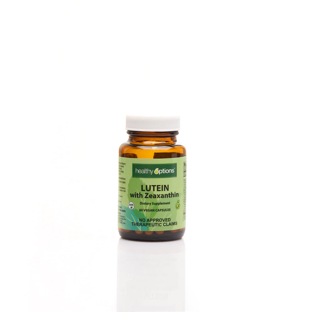Healthy Options Lutein 20mg with Zeaxanthin 60 Capsules