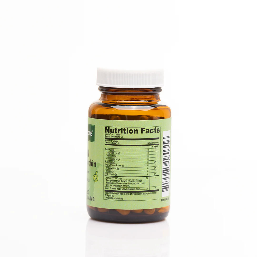 Healthy Options Lutein 20mg with Zeaxanthin 60 Capsules - Image 4
