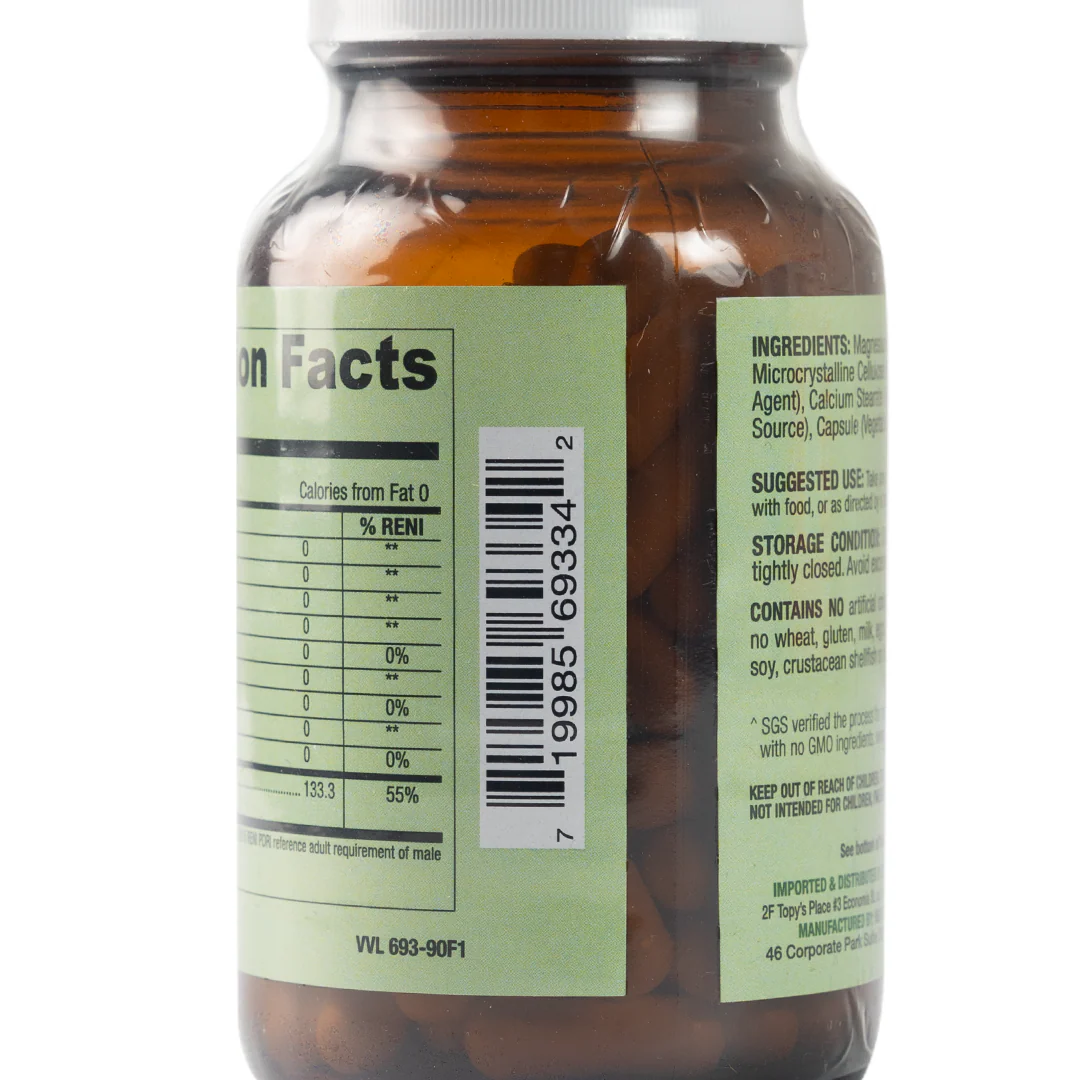 Healthy Options Magnesium Glycinate 90 Capsules - Image 3
