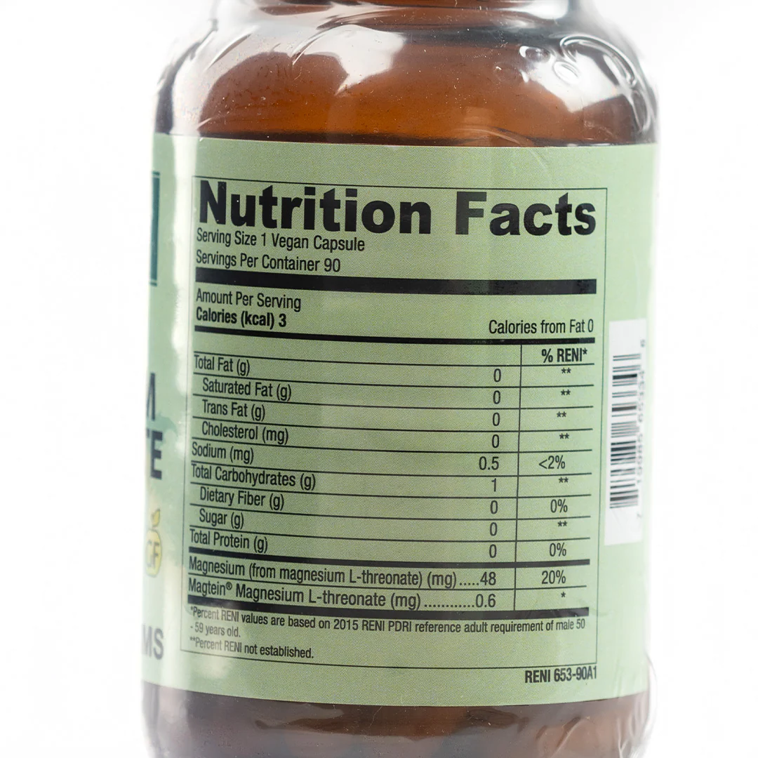 Healthy Options Magtein Magnesium L-Threonate 90 Capsules - Image 3
