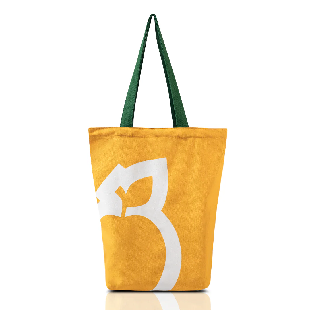 Healthy Options Orange Tote Bag - Crafting A Better World - Image 2