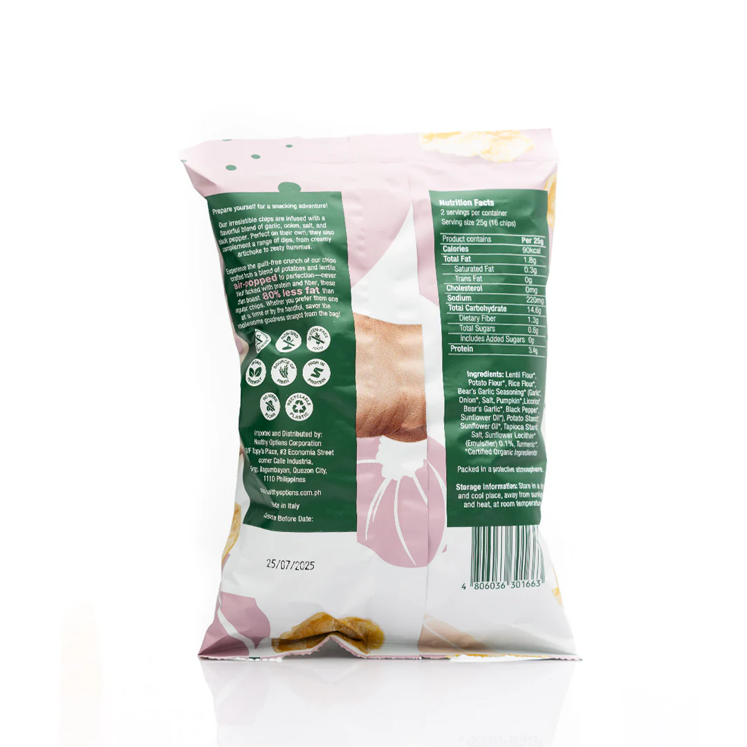 Healthy Options Organic Cloud Bites Garlic 50g - Image 3