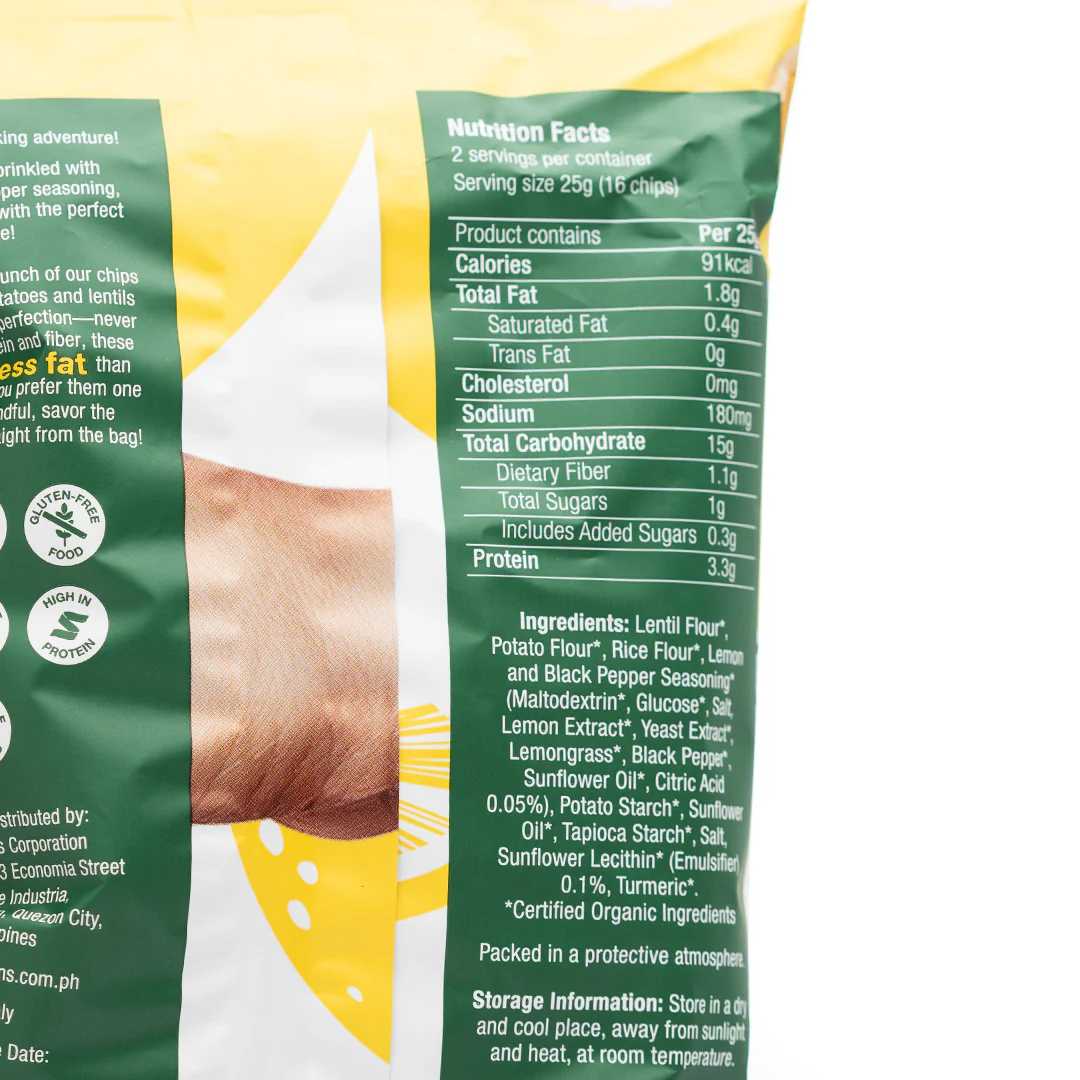 Healthy Options Organic Cloud Bites Lemon and Black Pepper 50g - Image 3