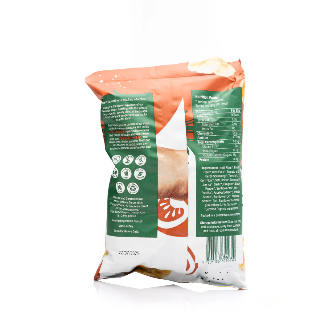 Healthy Options Organic Cloud Bites Tomato and Herbs 50g - Image 3