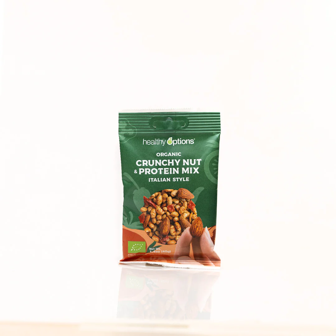 Healthy Options Organic Crunchy Nut and Protein Mix Italian Style 1.40 oz