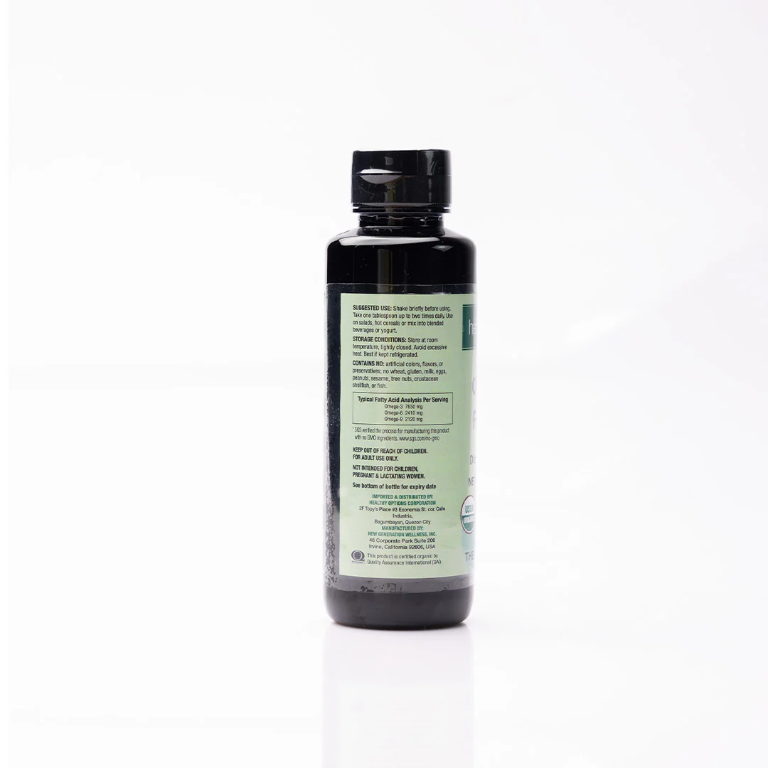Healthy Options Organic Flax Oil 236ml - Image 3