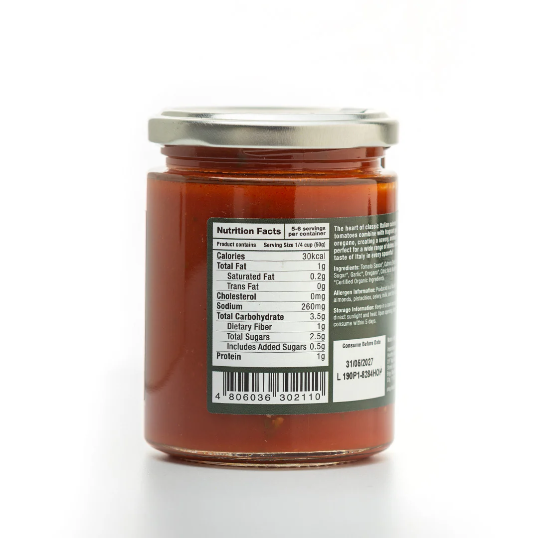 Healthy Options Organic Marinara Tomato Sauce 290g - Image 2