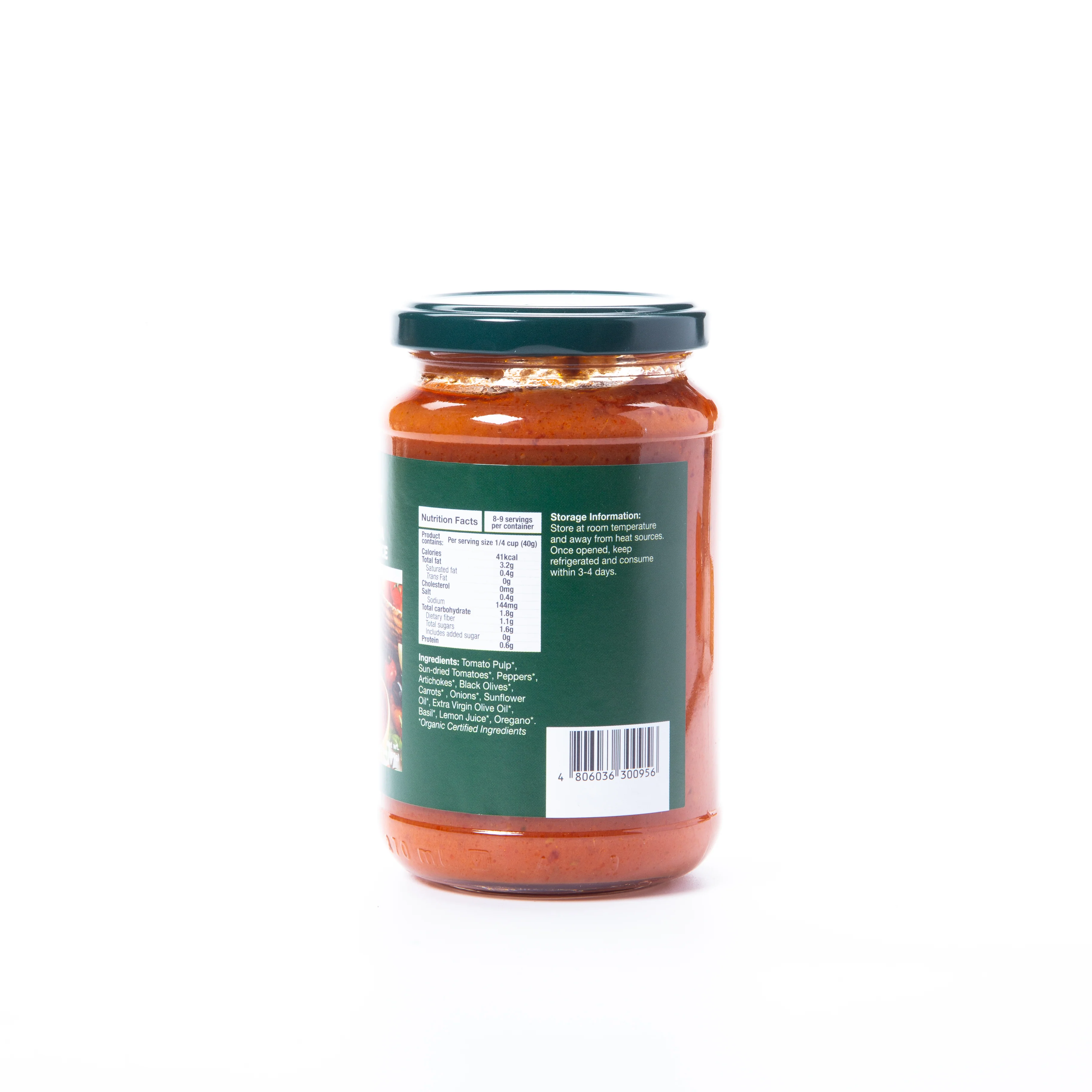 Healthy Options Organic Vegan Ortolana Sauce 350g - Image 4