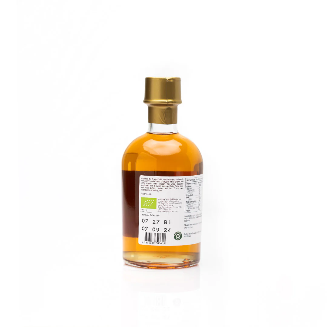Healthy Options Organic White Balsamic Condiment 250ml - Image 3