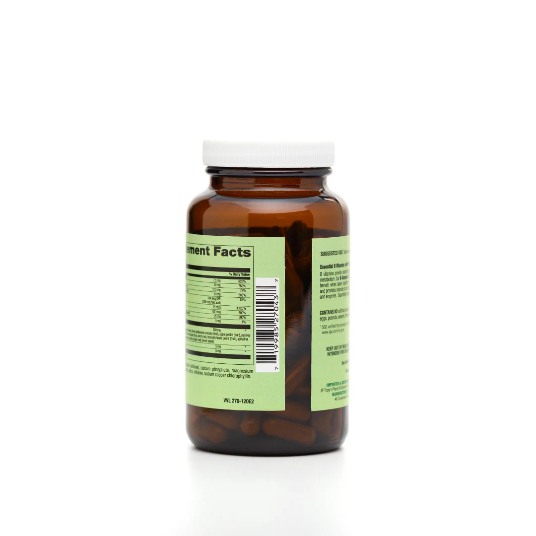 Healthy Options Phytonutrient Based B Complex 120 Capsules - Image 4
