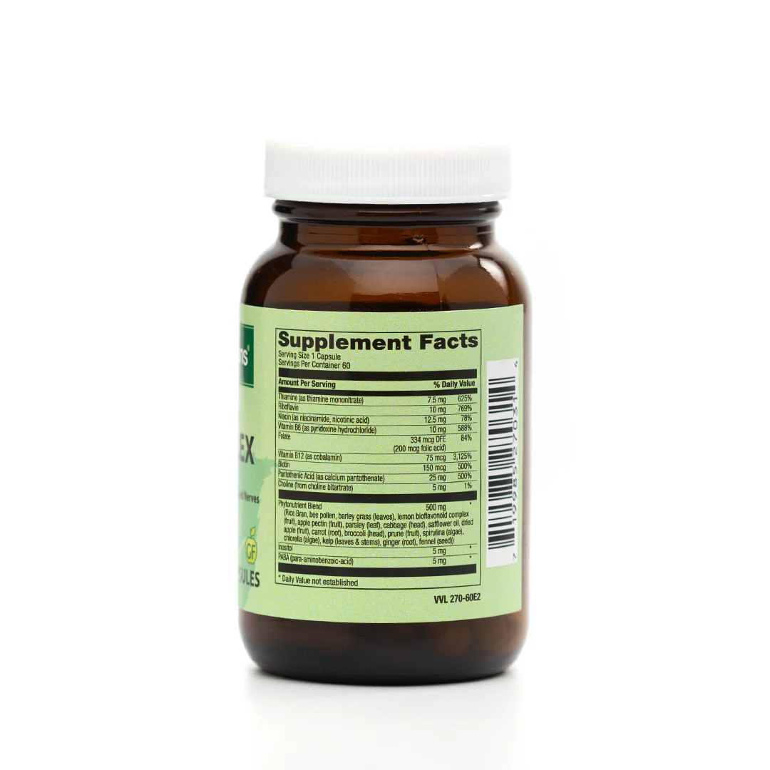 Healthy Options Phytonutrient Based B Complex 60 Capsules - Image 2