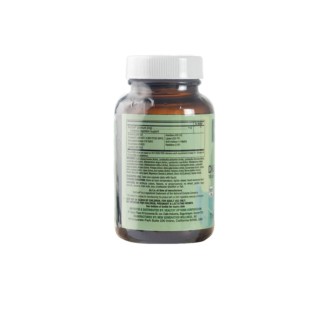 Healthy Options Probiotic Digestive Support 60 Capsules - Image 3