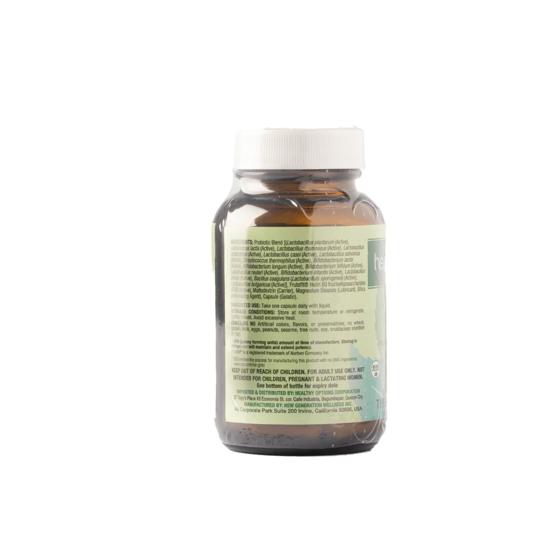 Healthy Options Probiotic Support 50 Billion CFU with Prebiotics 60 Capsules - Image 3