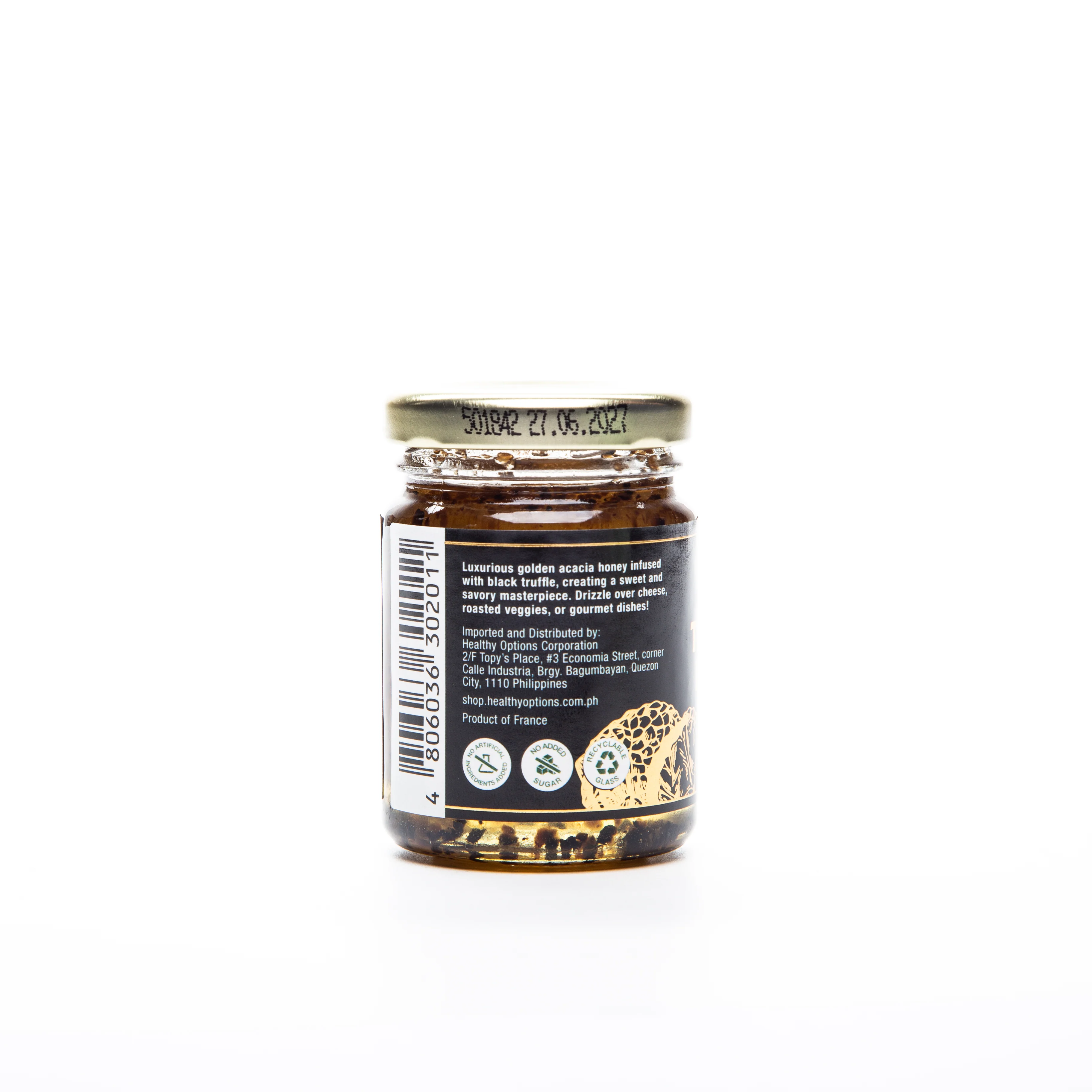 Healthy Options Raw Truffle Honey 125g - Image 2