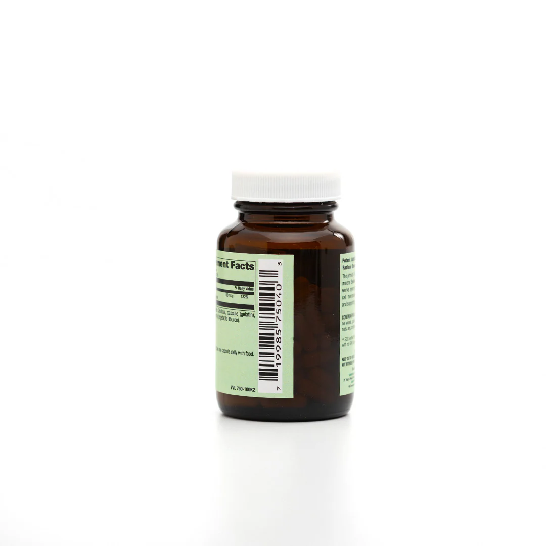 Healthy Options Selenium 100mcg 100 Capsules - Image 3