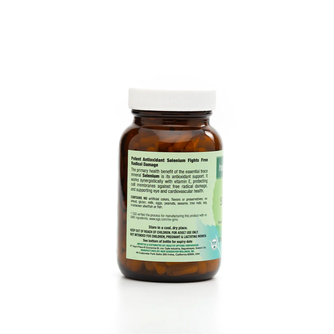 Healthy Options Selenium 100mcg 250 Capsules - Image 2