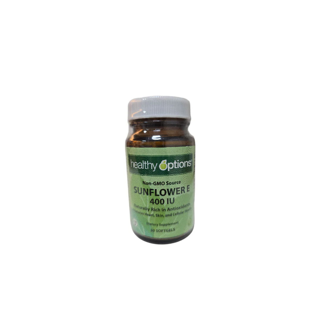Healthy Options Sunflower E 400IU 30 Softgels