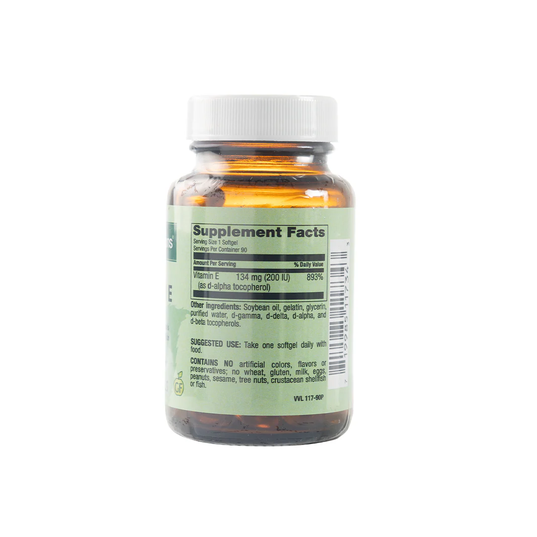 Healthy Options Vitamin E 200IU plus Mixed Tocopherols 90 Softgels - Image 2