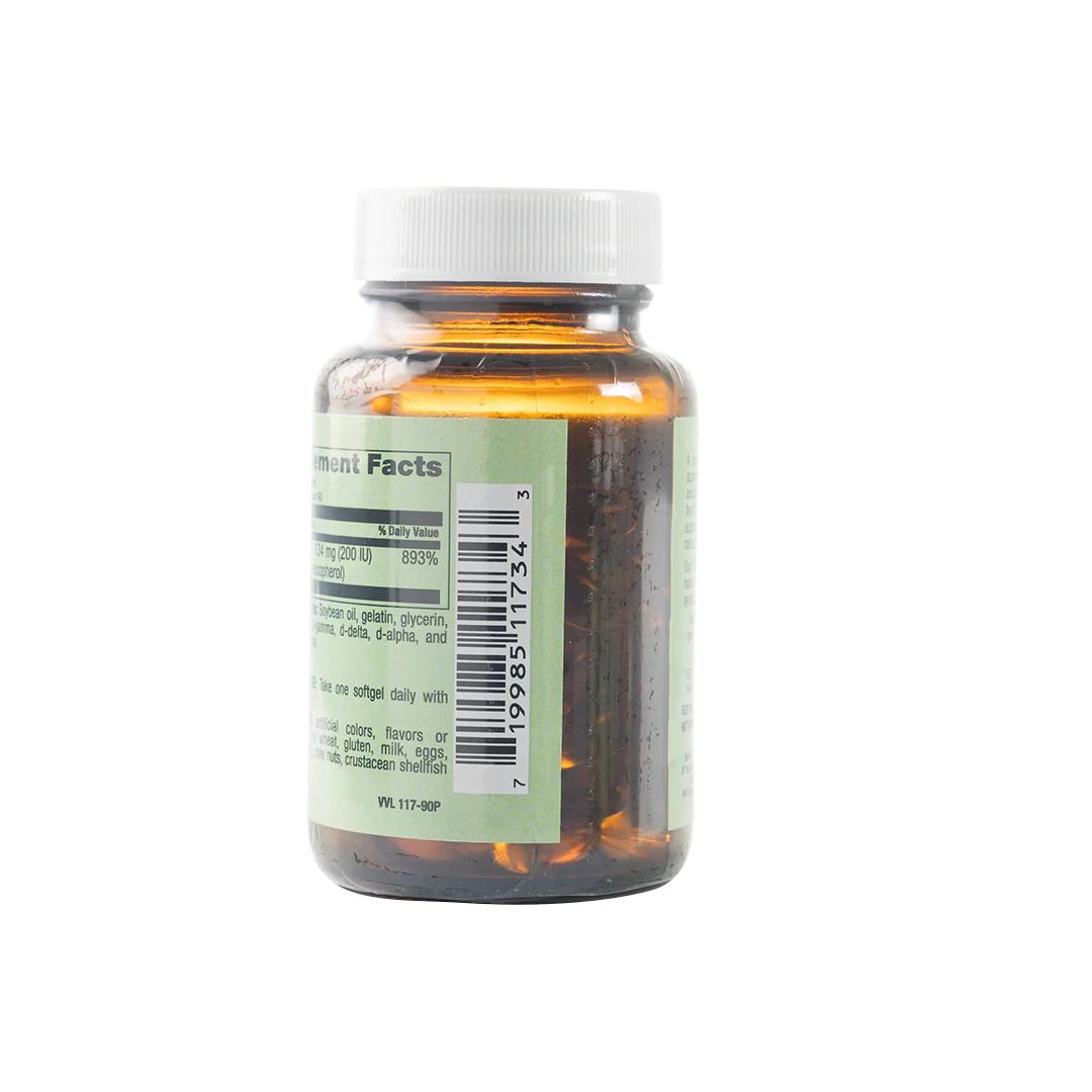 Healthy Options Vitamin E 200IU plus Mixed Tocopherols 90 Softgels - Image 3