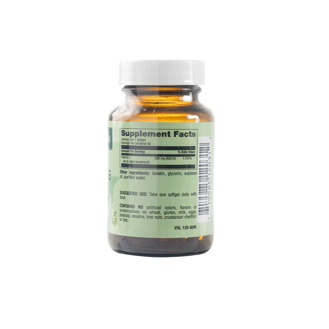 Healthy Options Vitamin E 400IU 60 Softgels - Image 2