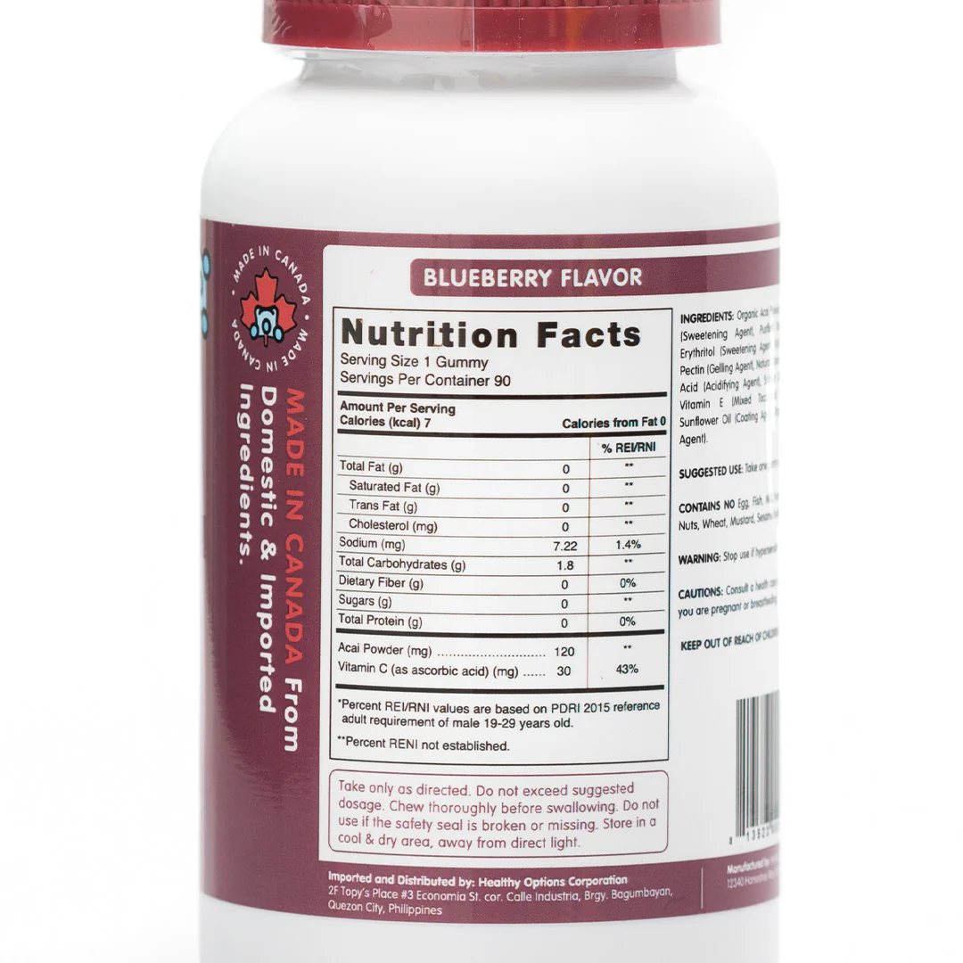 Herbaland Acai Berry Antioxidant 90 Gummies - Image 2